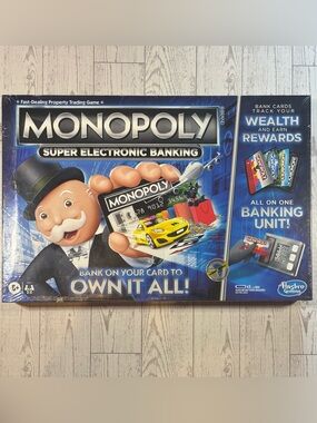 Monopoly Super Electronic Banking Game NEW Sealed (Damaged Box)